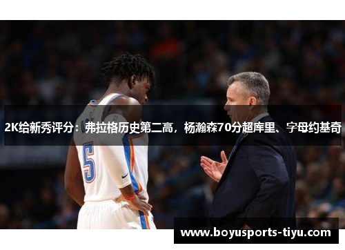 2K给新秀评分：弗拉格历史第二高，杨瀚森70分超库里、字母约基奇